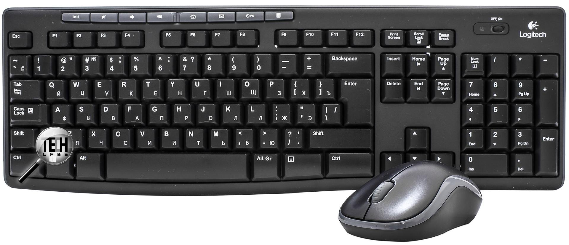 Bộ chuột bàn phím không dây Logitech Wireless Combo MK270r