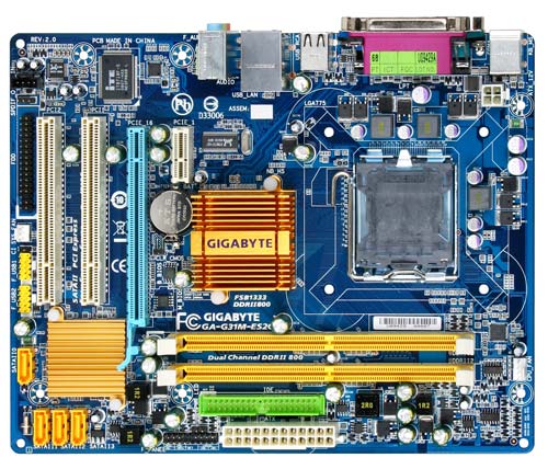 main board gigabyte GA-G31M-ES2C (rev. 2.3)