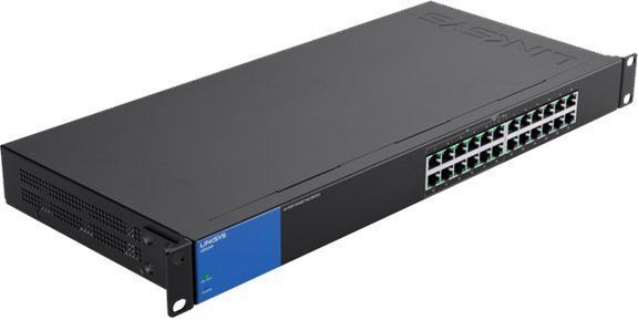 Switch Linksys LGS124P, 24-Port Desktop Business Gigabit PoE (LGS124P)